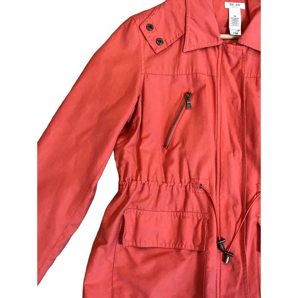 liz & co. Red Utility Jacket - Picture 3 of 9